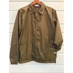 Pro Club Coach Jacket Green Large Coaches Coat Lined Overshirt